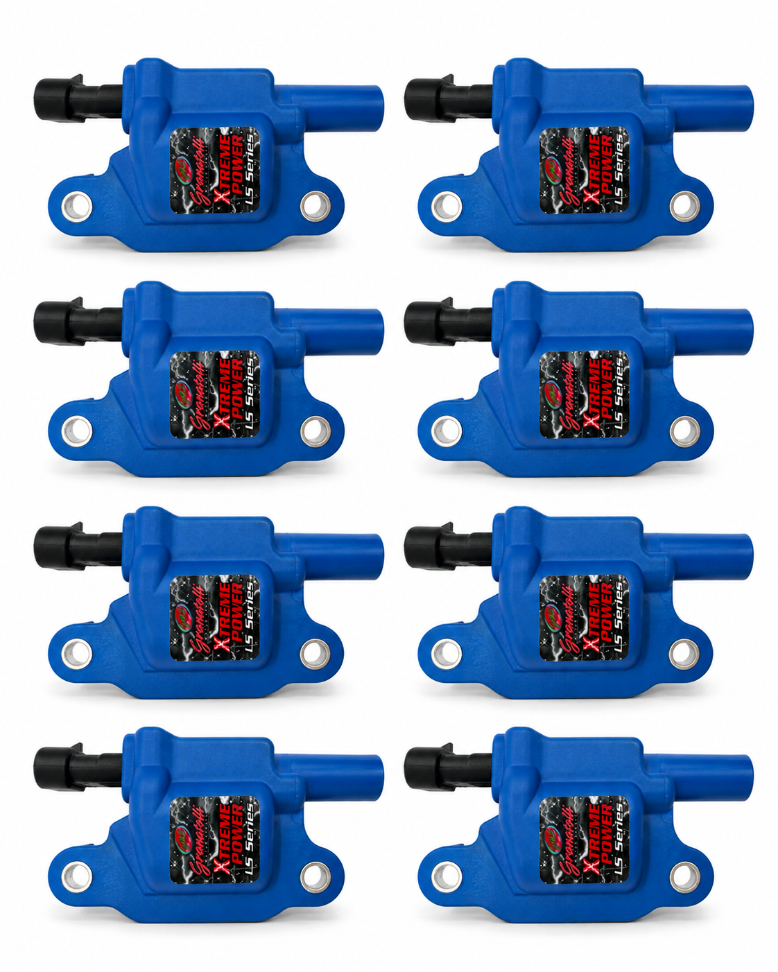 2014–2024 GM LT1/LT4 Granatelli 80K Pro Series Extreme Blue Coil Packs – 28-0514-CPB