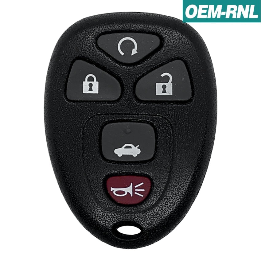 GM 2004-2012 OEM 5 Button Keyless Entry Remote FCC: KOBGT04A