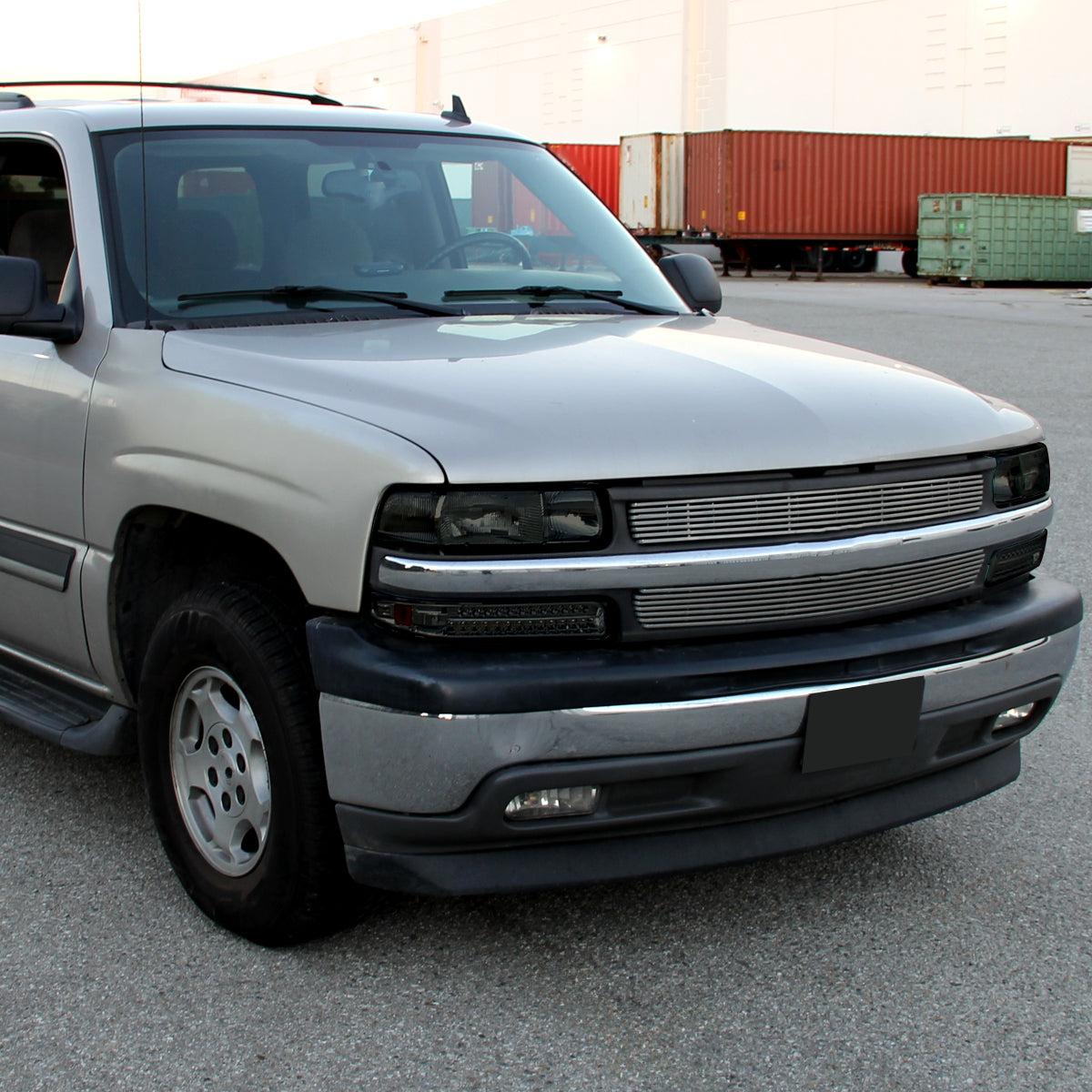 1999-2002 Chevrolet Silverado/ 2000-2006 Tahoe Suburban LED Bumper Lights (Chrome Housing/Smoked Lens)