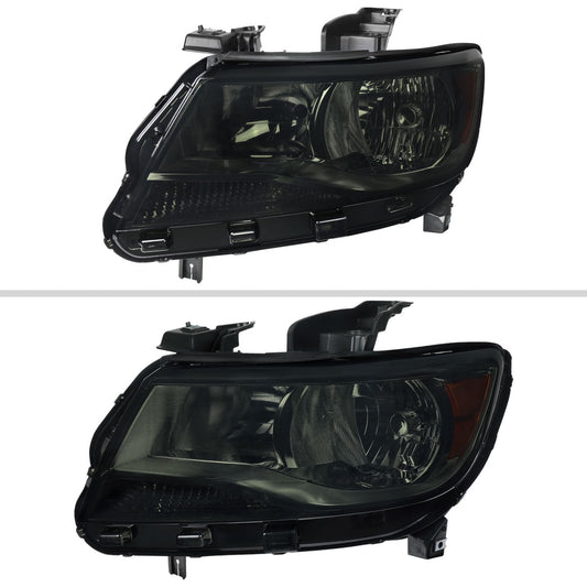 2015-2022 Chevrolet Colorado Factory Headlights (Chrome Housing / Smoked Lens)