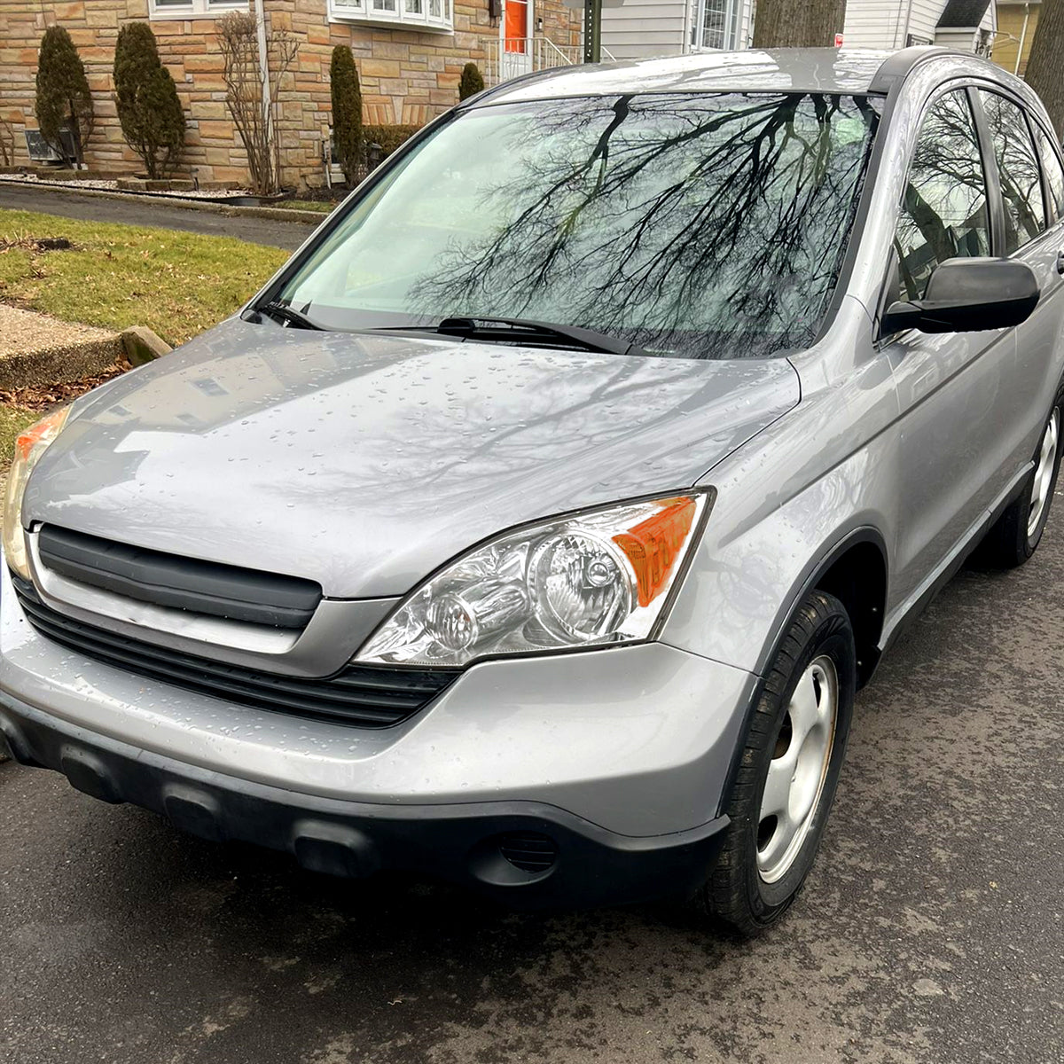 2007-2011 Honda CR-V Factory Style Headlights (Chrome Housing/Clear Lens)