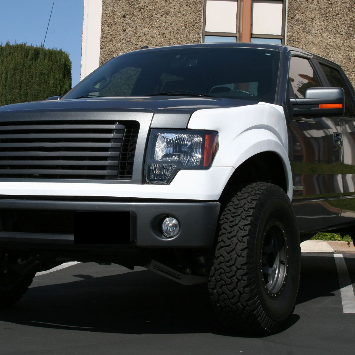 2009-2014 Ford F-150 Factory Style Headlights (Matte Black Housing/Clear Lens)
