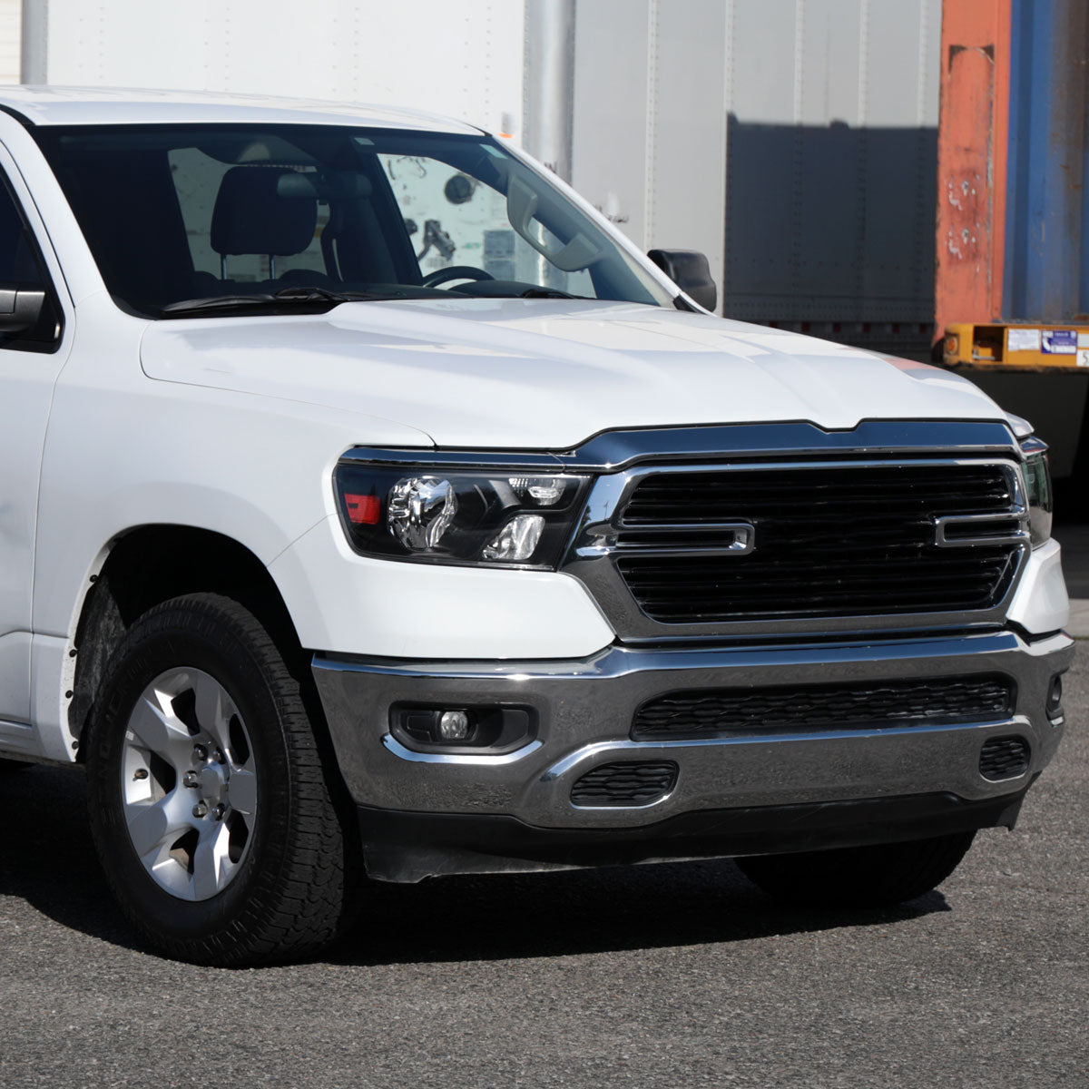 2019-2024 Dodge Ram 1500 Factory Style Crystal Headlight - Passenger Side Only (Black Housing / Clear Lens)