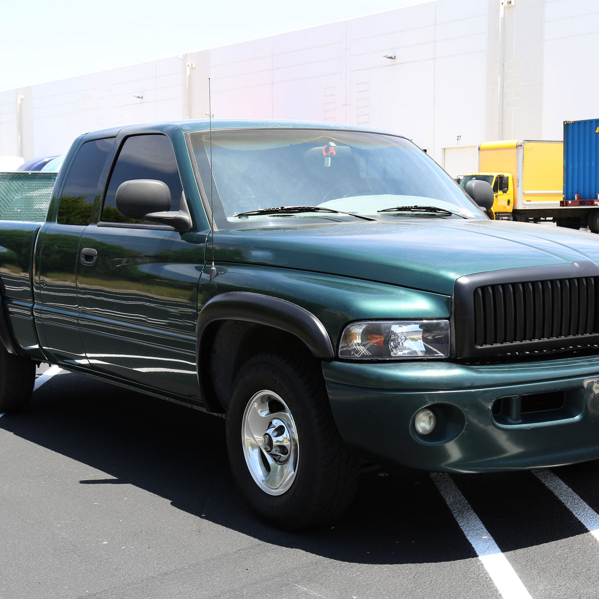 1994-2001 Dodge RAM 1500/ 1994-2002 RAM 2500 3500 Factory Style Headlights (Matte Black Housing/Clear Lens)