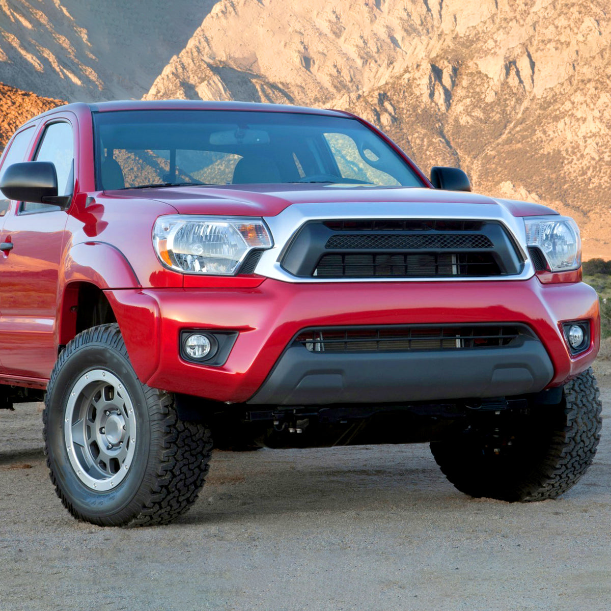 2012-2015 Toyota Tacoma Factory Style Headlights (Chrome Housing/Clear Lens)
