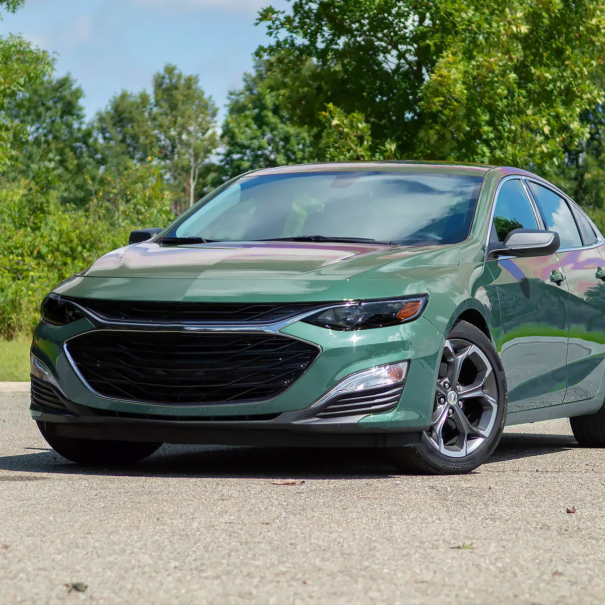2019-2024 Chevrolet Malibu Factory Style Projector Headlight (Matte Black Housing/Smoked Lens)