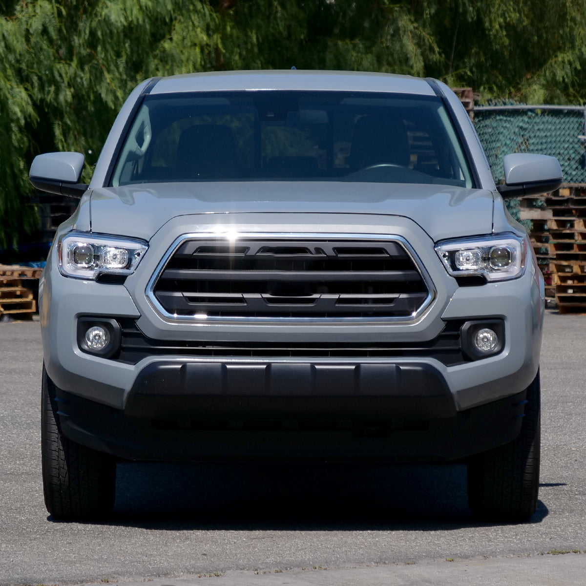 2016-2023 Toyota Tacoma Switchback LED C-Bar Projector Headlights (Chrome Housing/Clear Lens)