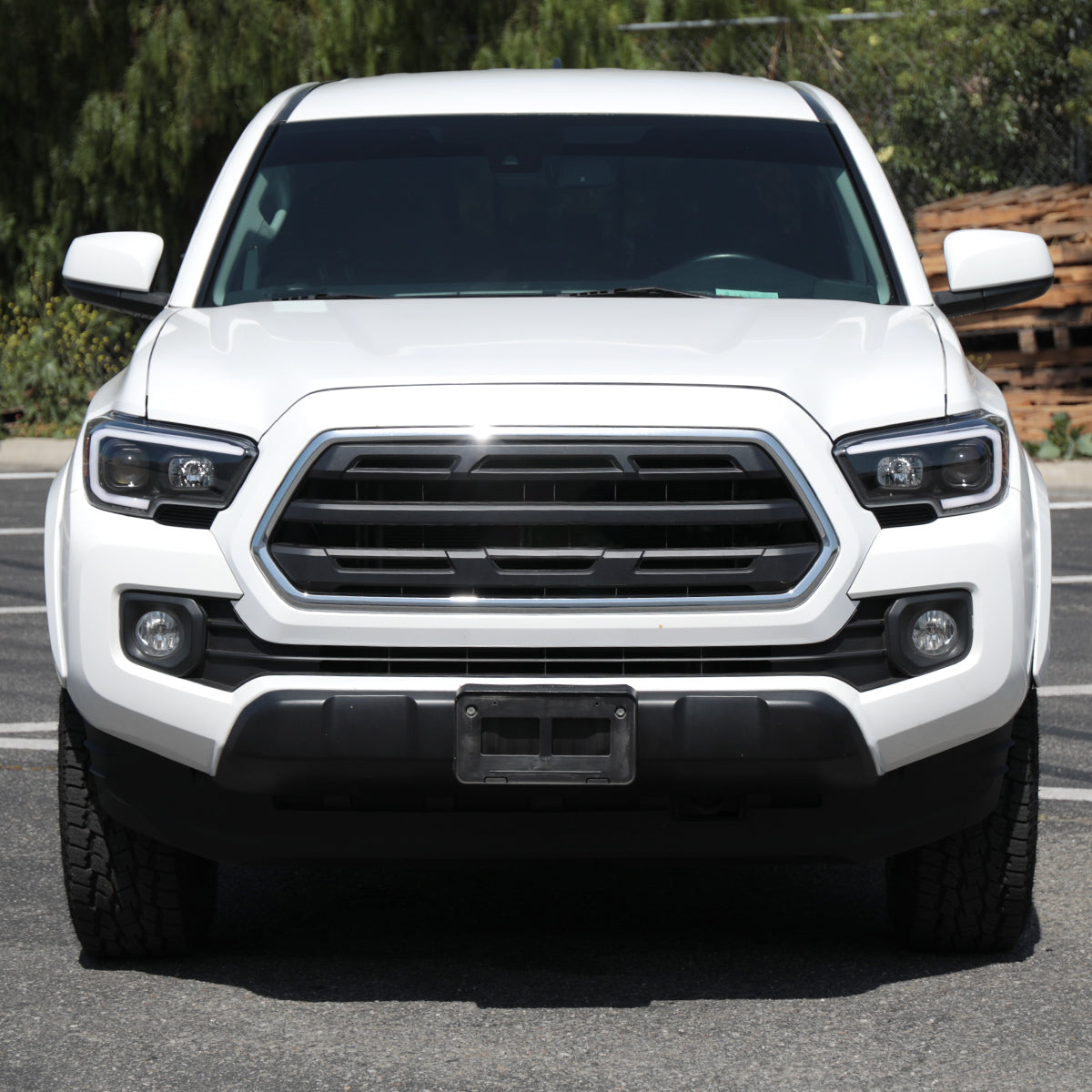 2016-2023 Toyota Tacoma Switchback LED C-Bar Projector Headlights (Matte Black Housing/Clear Lens)