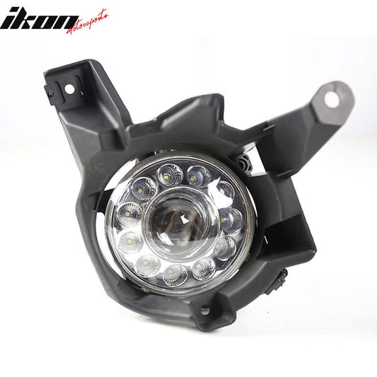 2013-2015 Toyota RAV-4 Halo Projector Clear Front Fog Lights Lamp
