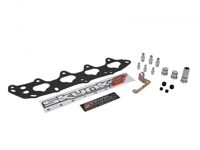 SKUNK2 Ultra Race Intake Manifold with Black Adapter - Honda B Series (All)