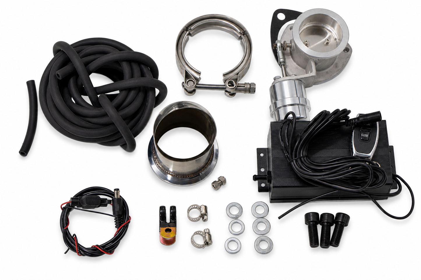 Granatelli Motor Sports Vacuum/Pressure Controlled Electronic Exhaust Cutout - Systems Stainless Steel Slip-Fit 309530K