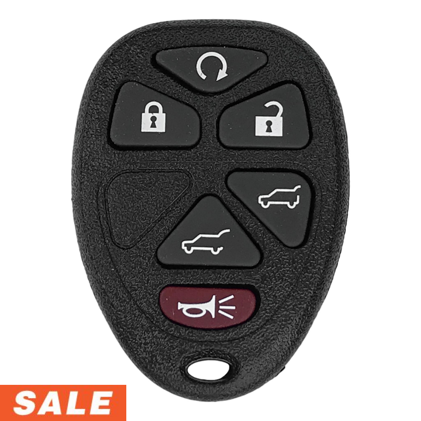 GM 6 Button Keyless Entry Remote 2007-2014 For OUC60270 / OUC60221 | Aftermarket