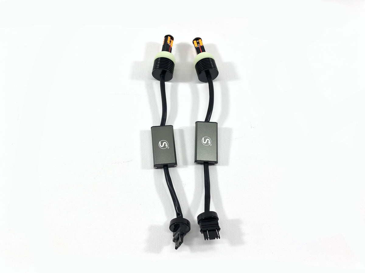 1157 to 3157 Conversion Harness - Plug & Play Resistor Kit Prevents Hyperflash