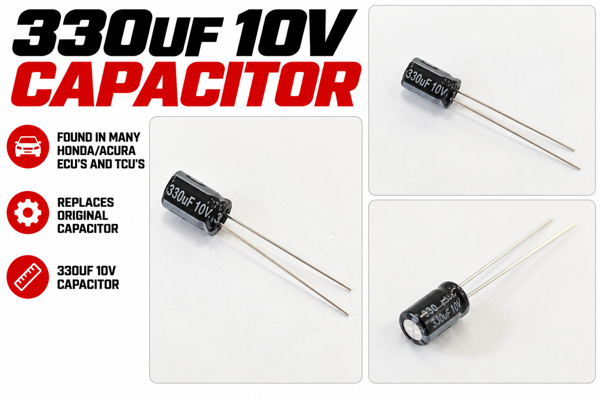 330µF 10V Capacitor for Honda / Acura ECU & TCU