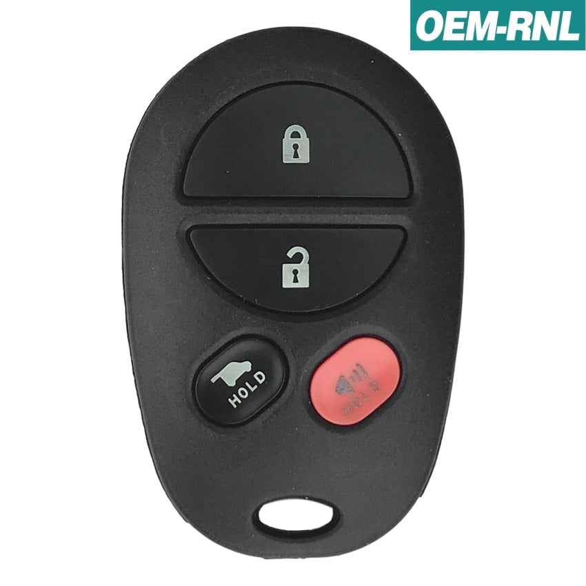 Toyota Sequoia 2008-2017 OEM 4 Button Remote GQ43VT20T