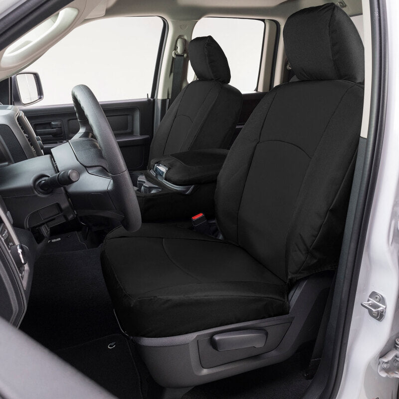 Covercraft 21-25 F150 XL Regular Cab Endura PrecisionFit Custom Front Row Seat Covers - Black/Black GTF4433ABENBK