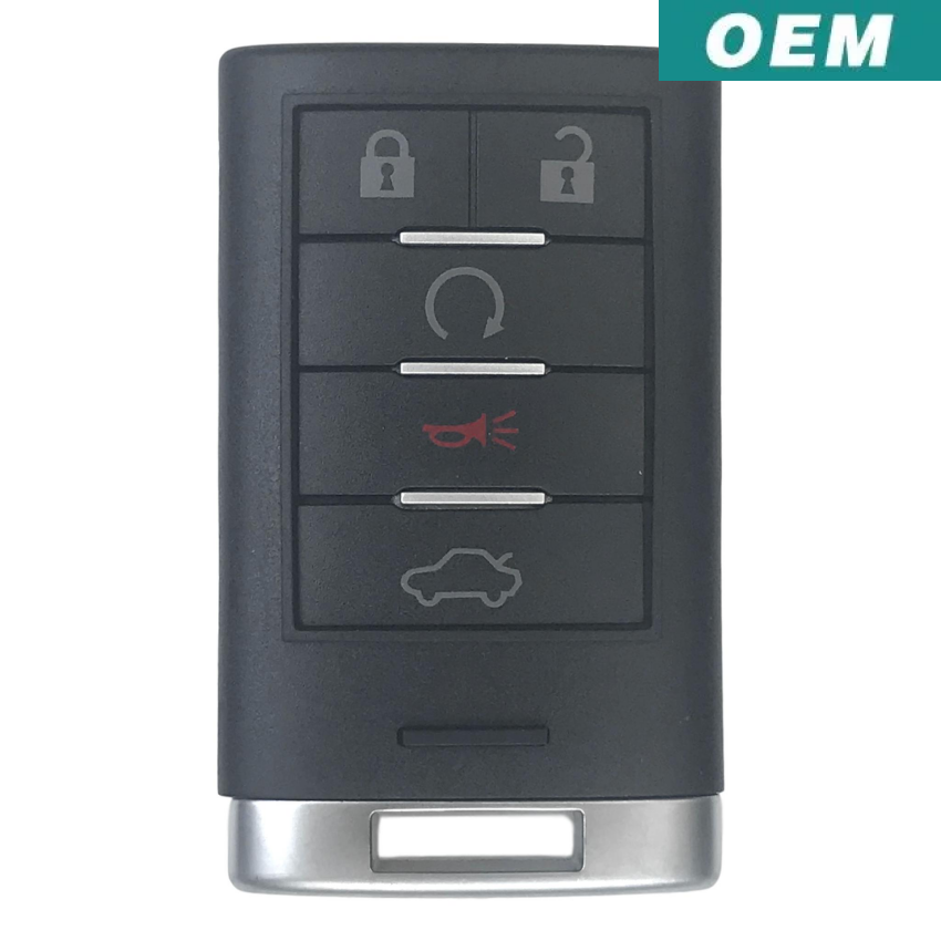 Cadillac 2008-2015 OEM 5 Button Smart Key M3N5WY7777A | Driver 1