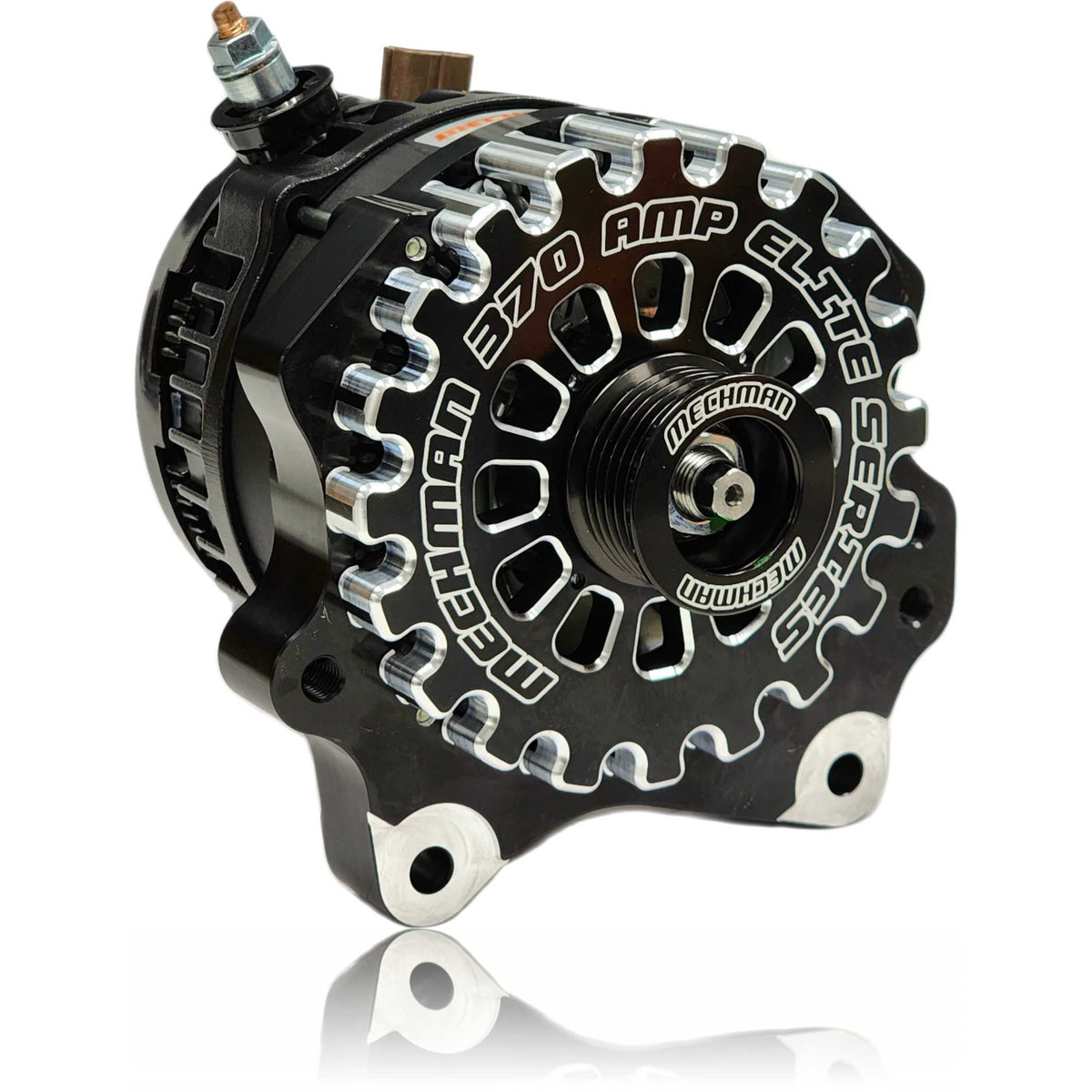Mechman 370 Amp Billet V-Mount Alternator 2004-2011 Ford F-150 / Expedition / Crown Victoria 4.6L 5.4L