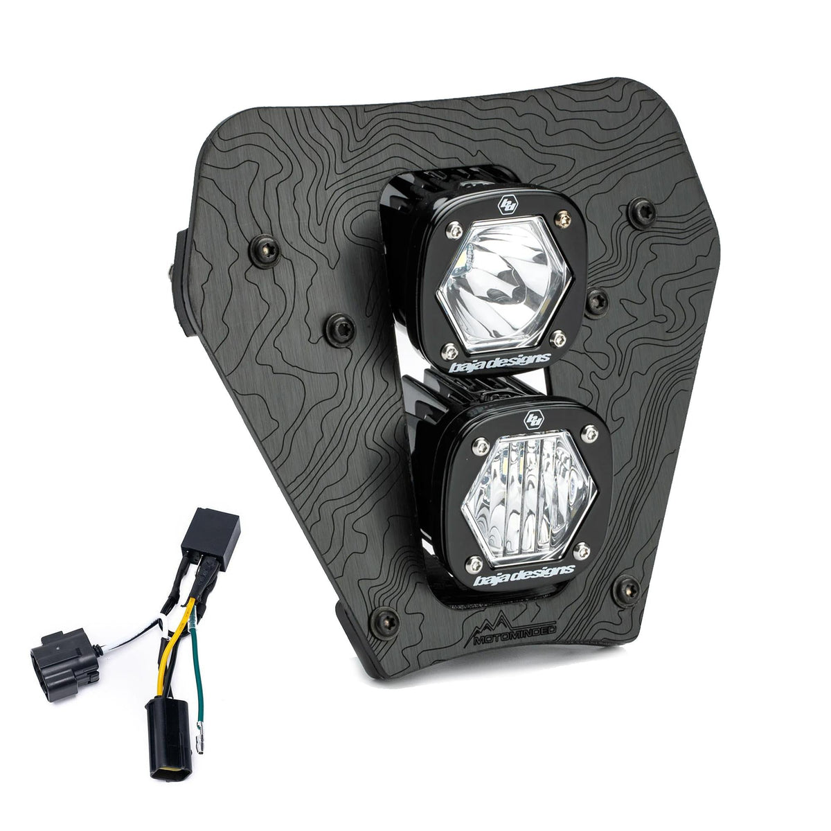 KTM Dual S1 Gemini (D/C) LED Headlight Kit w/ Hi-Low Harness 2024-Uo KTM EXC-F