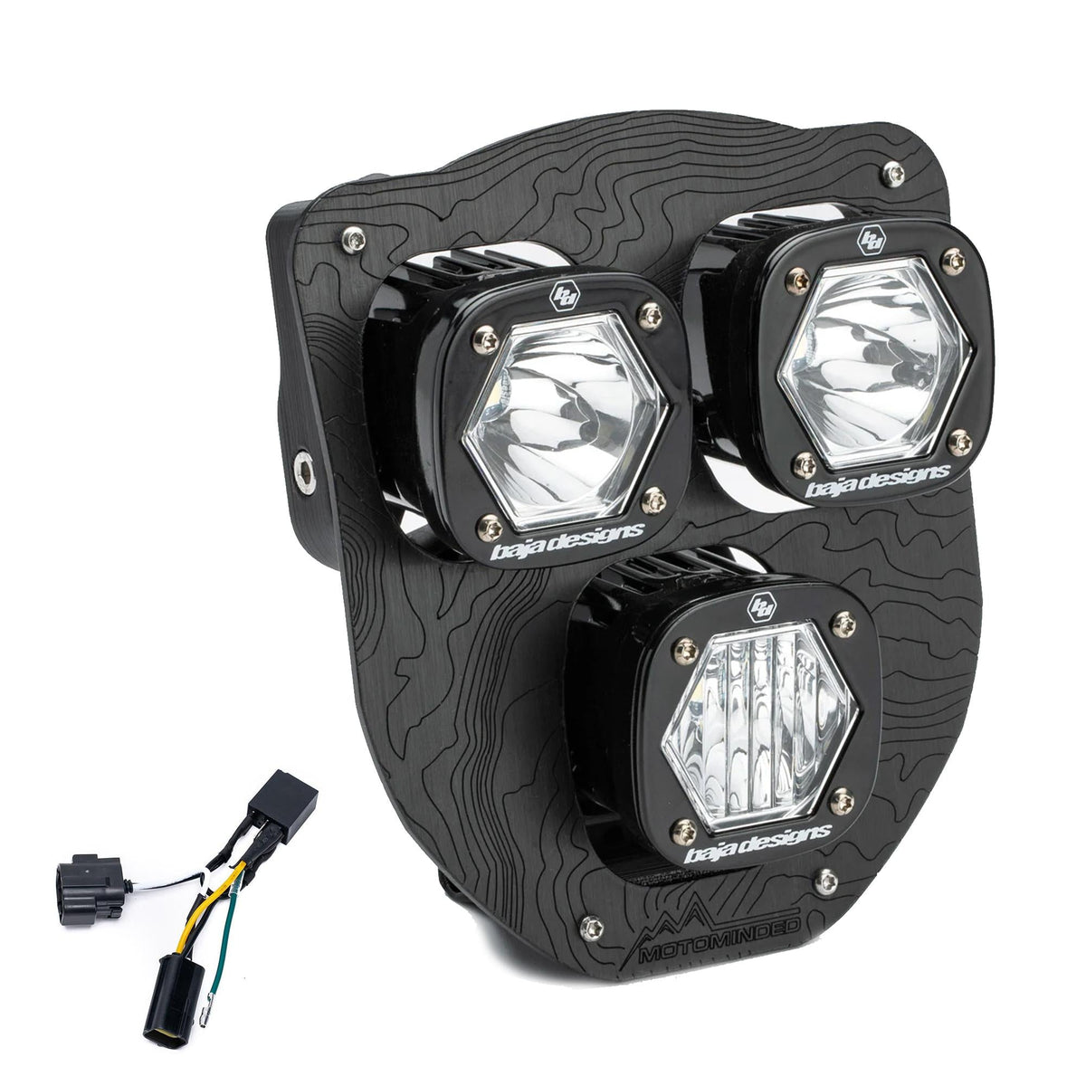 Husqvarna Triple S1 Hydra (D/C) LED Headlight Kit w/ Hi-Low Harness 2024-Up Husqvarna FE-S