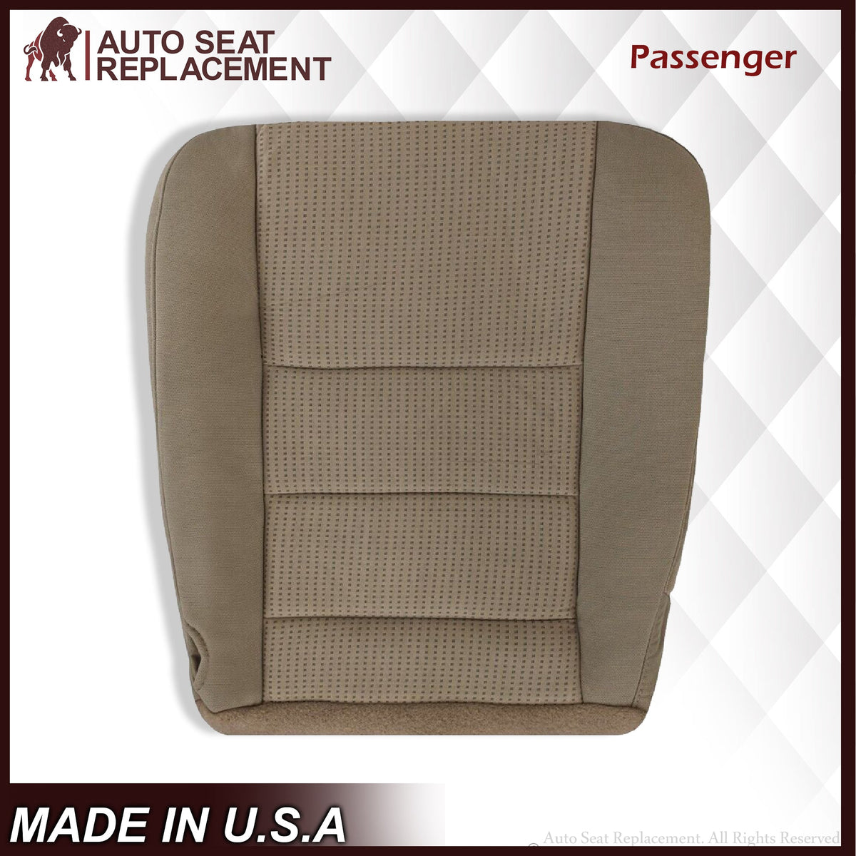 2008-2010 Ford F-250 F-350 F-450 F-550 XLT Seat Cover in Tan Cloth