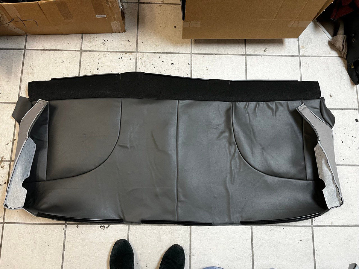 2009 2010 2012 2013 International 4400 Passenger Bottom Bench Replacement Seat Cover in Dark Gray (Vinyl)