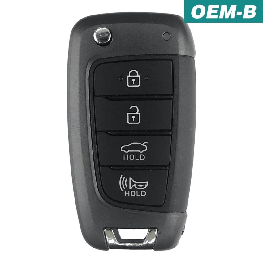 Hyundai Elantra 2021 OEM 4 Button Flip Key NYOMBEC4TX2004 (95430-AA000)