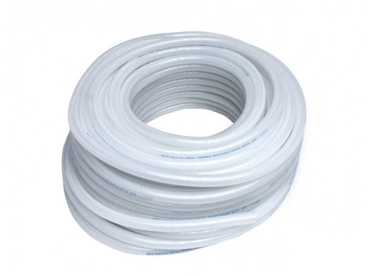 HPS High Temp 5/16" ID (8mm) Reinforced Silicone Heater Hose Clear -