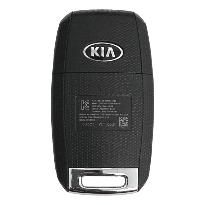 Kia Soul 2017-2019 OEM 4 Button Flip Key Remote w/ Hatch OSLOKA-875T