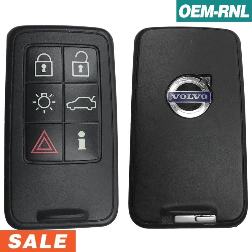 Volvo 2007-2016 OEM 6 Button Smart Key 902 MHz Keyless Go KR55WK49266