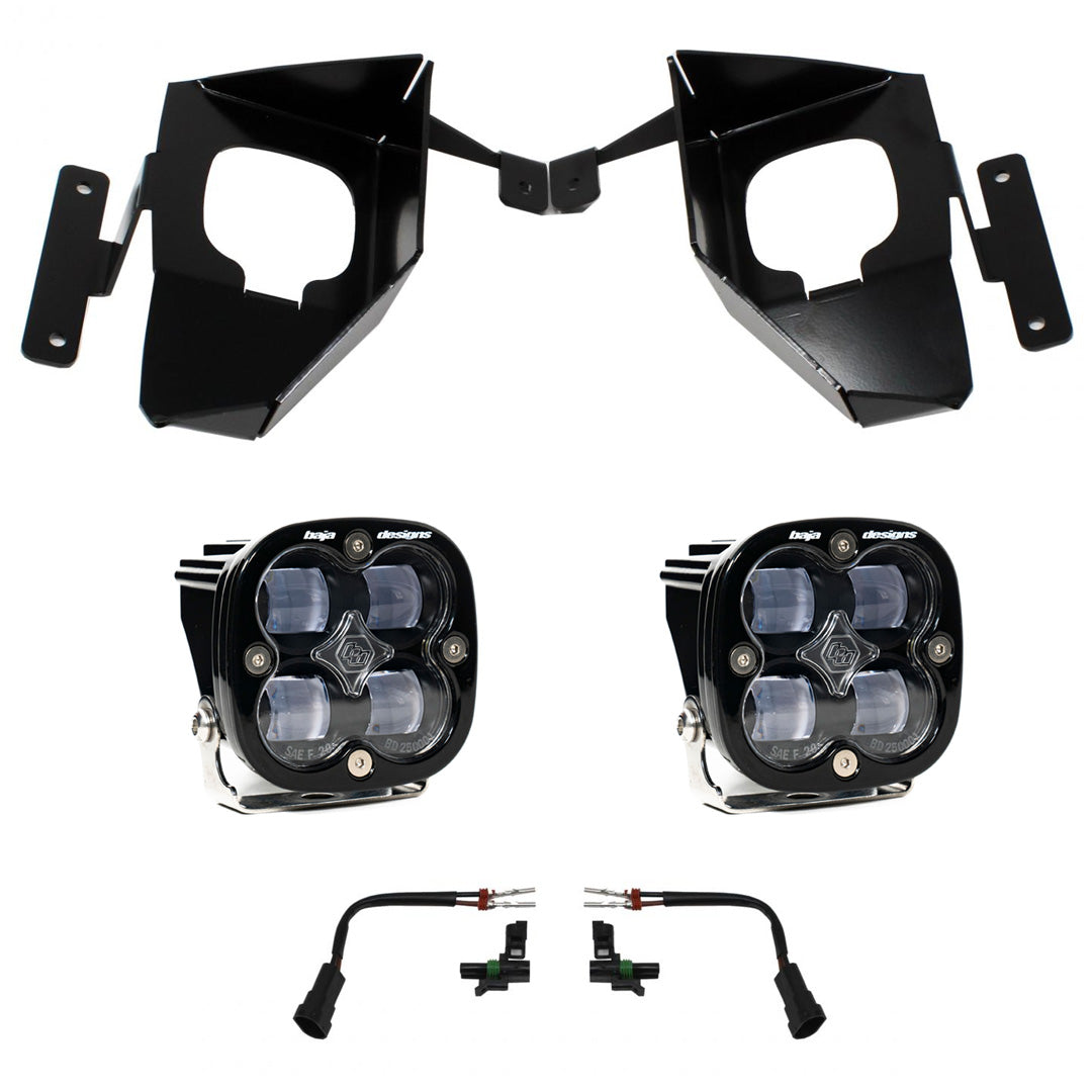 Silverado 1500 Fog Pocket Kit 16-18 Squadron SAE Clear
