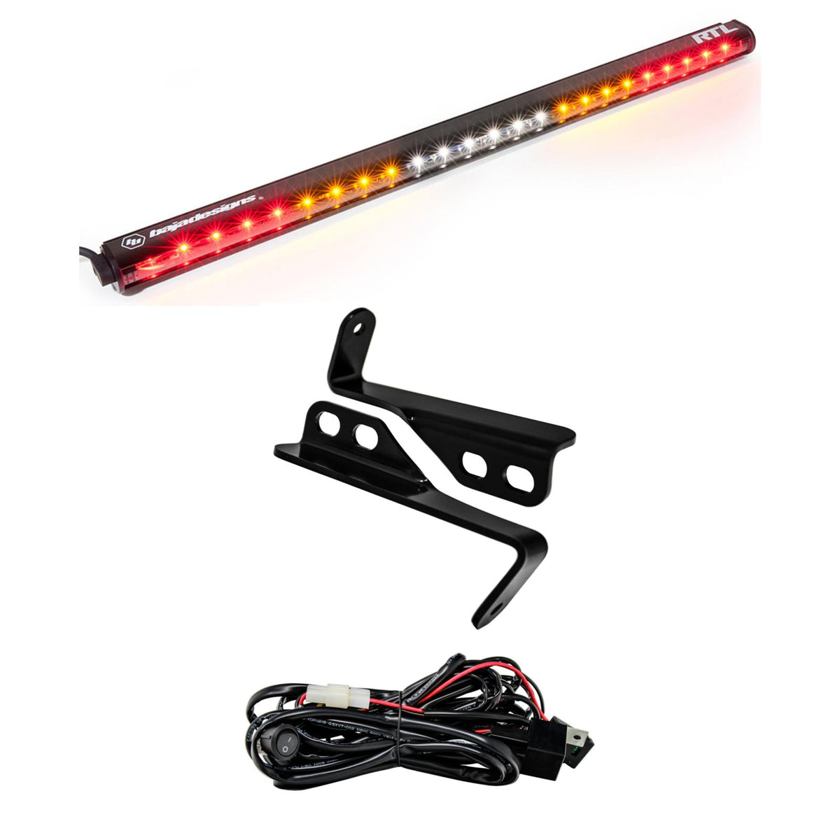 Polaris RZR 15-18 4 Seat 30 Inch RTL Rear Light Bar with Bracket Kit