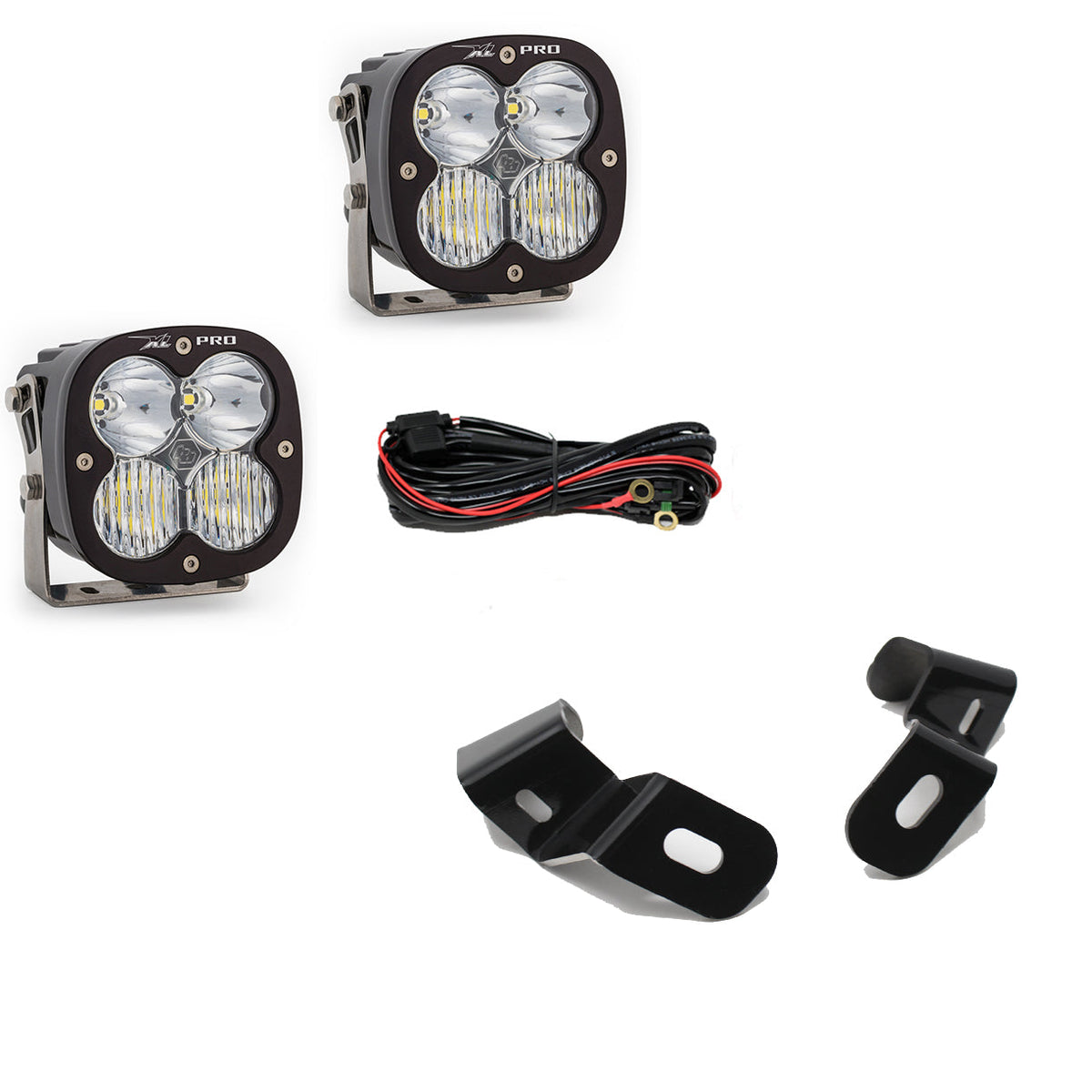 Dodge Ram LED Light Pods For Ram 2500/3500 19-On A-Pillar Kits XL Pro Driving Combo