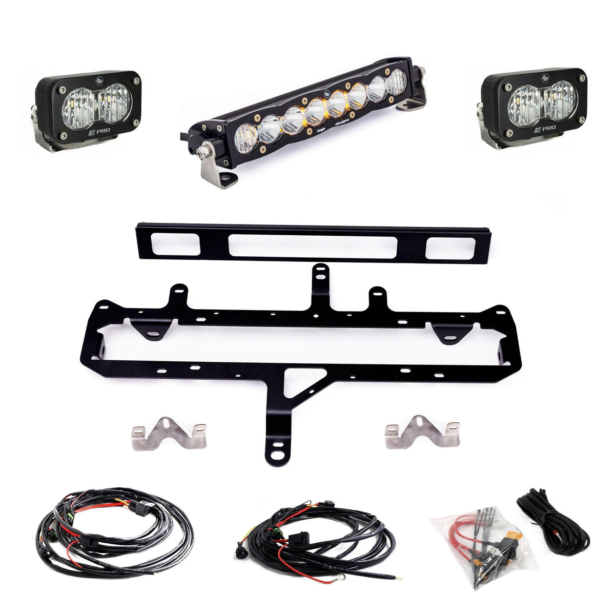 S8 10-inch/S2 Pro Grille Light Kit 2024-On Toyota Tacoma TRD Pro Clear