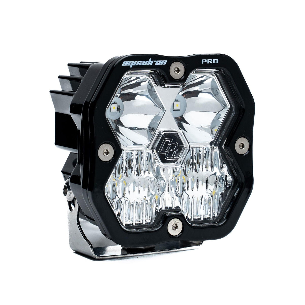 Squadron 2.0 Pro Black LED Auxiliary Light Pod Universal Clear Driving/Combo