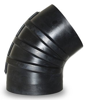 6" ID x 54 Degree Rubber Intake Elbow