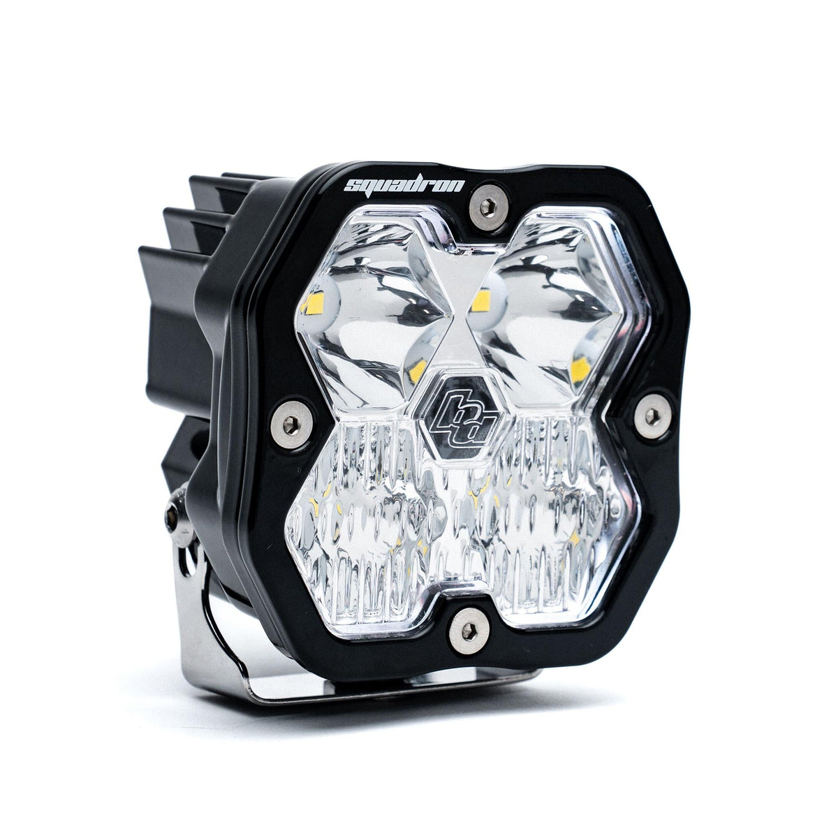 Squadron 2.0 Sport Black LED Auxiliary Light Pod Universal Clear Driving/Combo