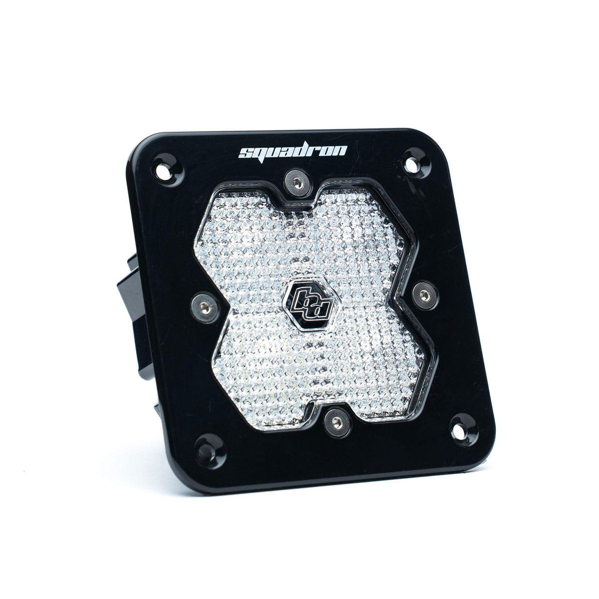 Squadron 2.0 Sport Black Flush Mount LED Auxiliary Light Pod Universal Clear Work/Scene