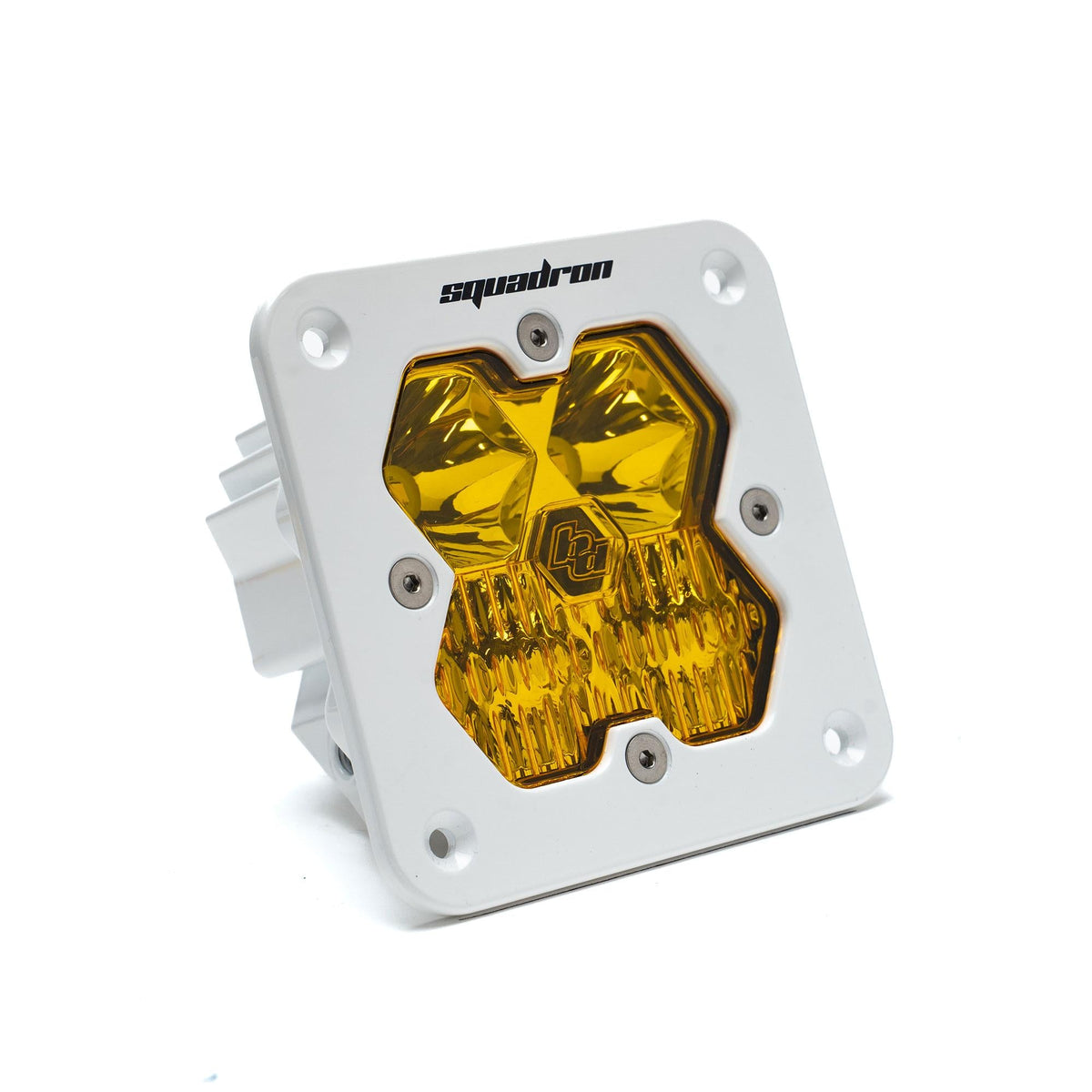 Squadron 2.0 Sport White Flush Mount LED Auxiliary Light Pod Universal Baja Amber Driving/Combo