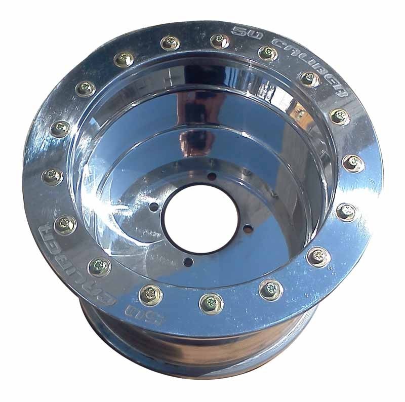 12x10 Beadlock wheel 4x115 .190 4/6 polished