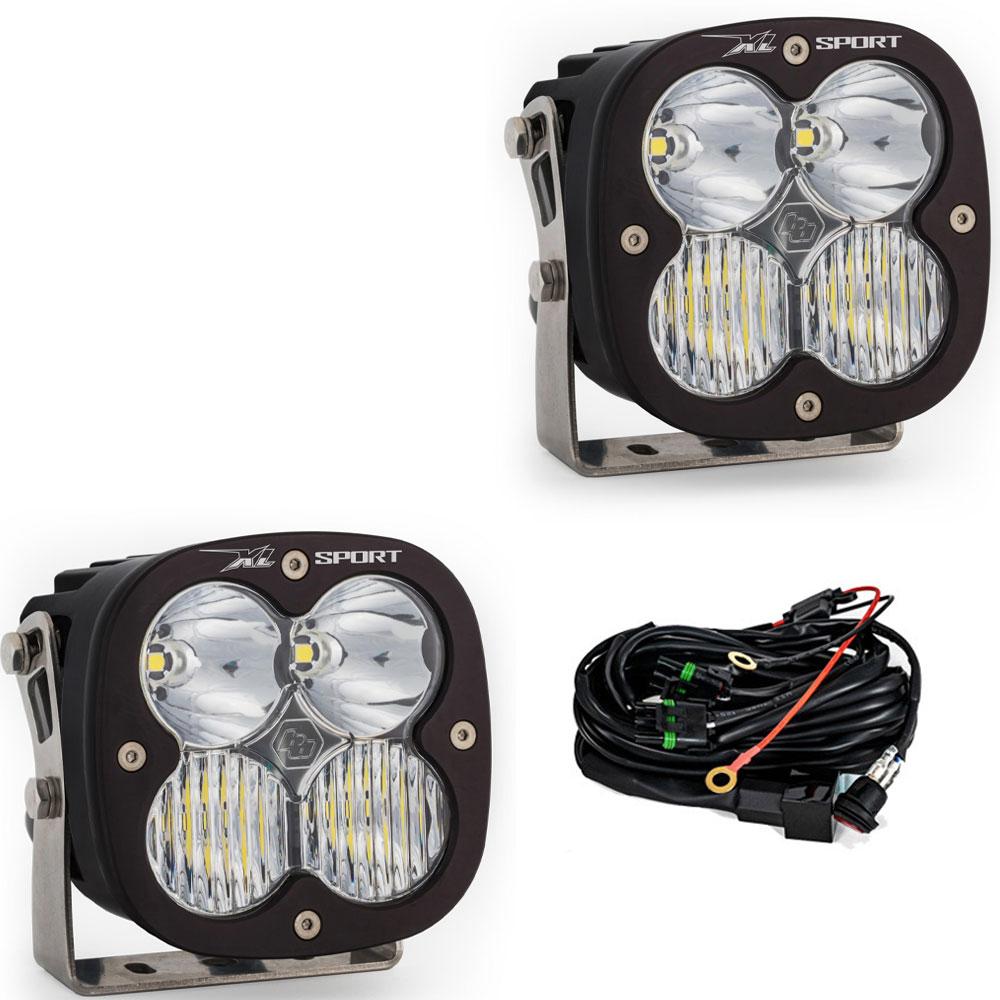 LED Light Pods Driving Combo Pattern Pair XL Sport Series