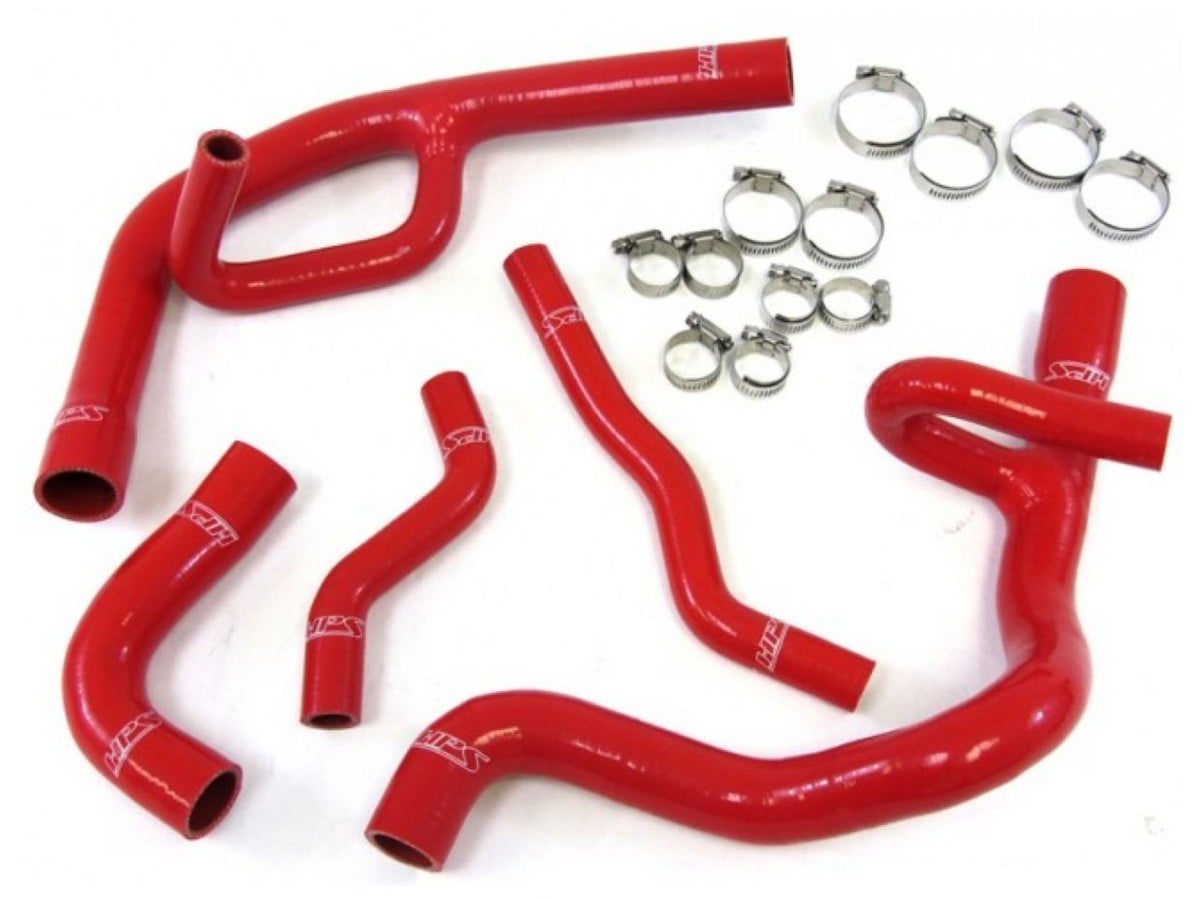 HPS Performance Products HPS Reinforced Red Silicone Radiator Hose Kit Coolant Dodge 13-16 Dart 2.0L 2.4L Non Turbo