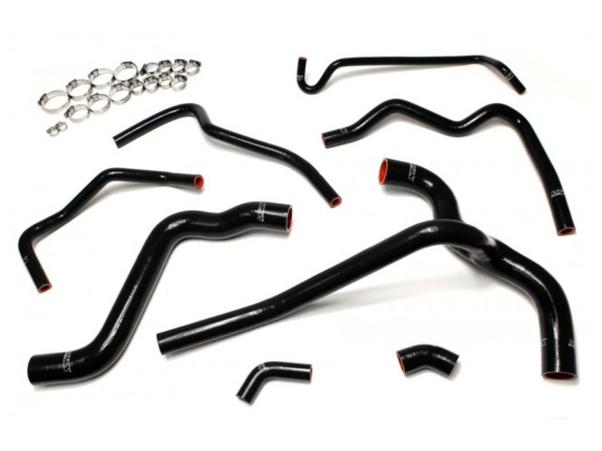 HPS Performance HPS Black Reinforced Silicone Radiator and Heater Hose Kit Coolant Ford 05-10 Mustang 4.0L V6