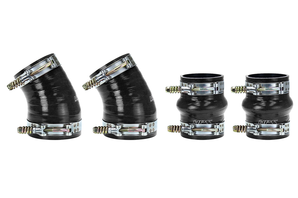 HPS Performance HPS High Temp Aramid Reinforced Silicone Intercooler Hose Boots Kit Dodge 1994-2002 Ram Pickup 5.9L Cummins Diesel