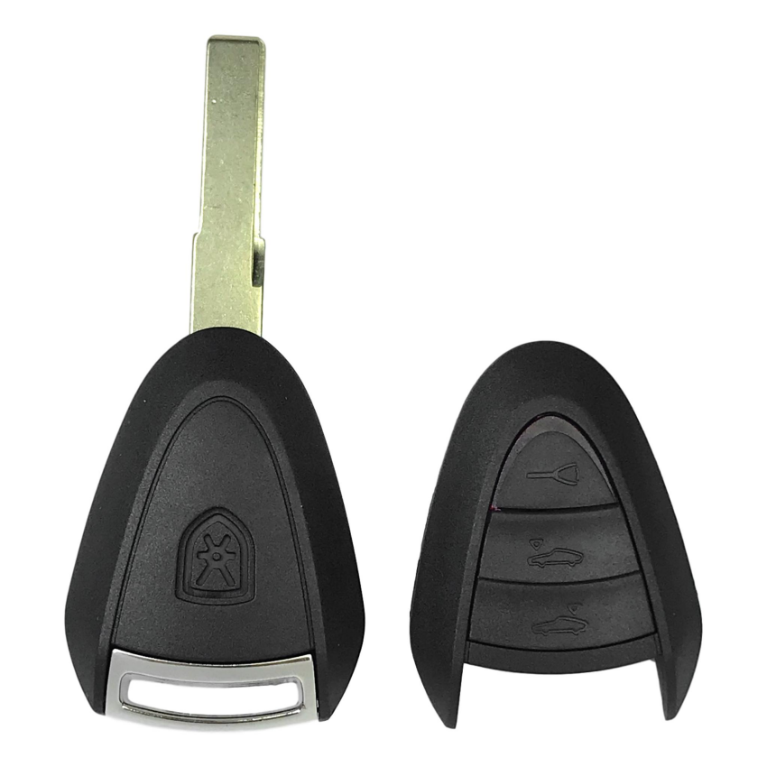 Porsche 3 Button Remote Head Key Shell Replacement