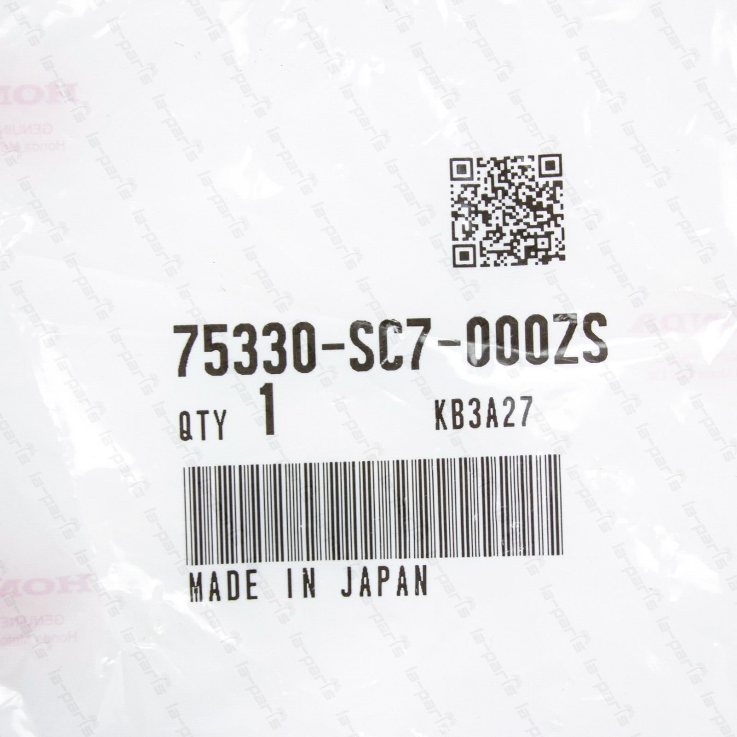 New Genuine OEM Honda 93-95 Civic Black Window Regulator Handle 75330-SC7-000ZS