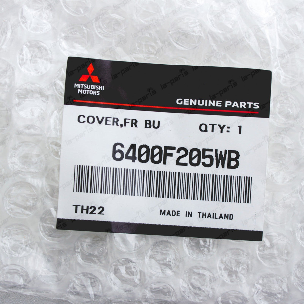 Genuine OEM Mitsubishi 17-20 Mirage G4 Front Bumper Tow Hook Eye Cap 6400F205WB