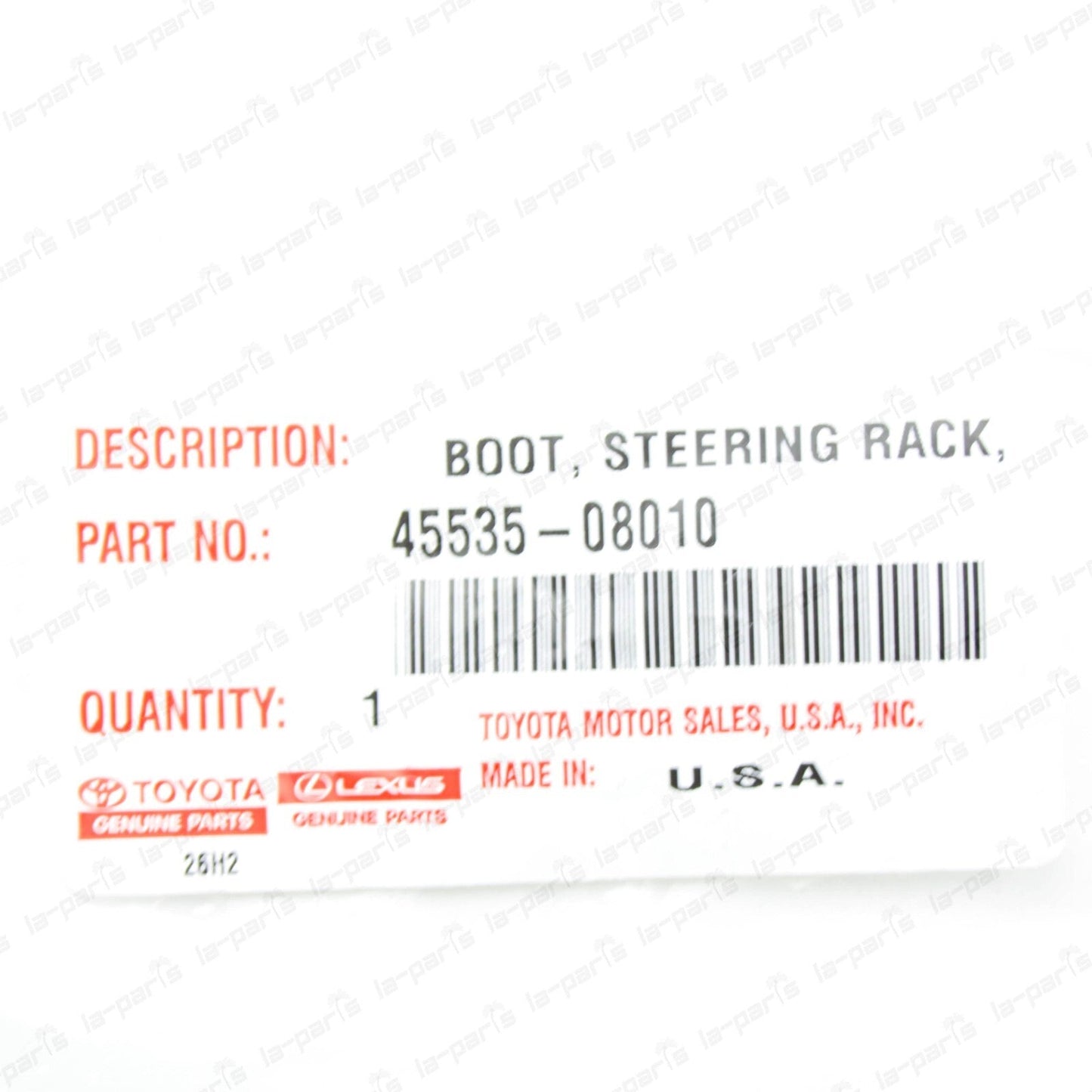 New Genuine Toyota Highlander Sienna RX330 RX350 Steering Rack Boot 45535-08010