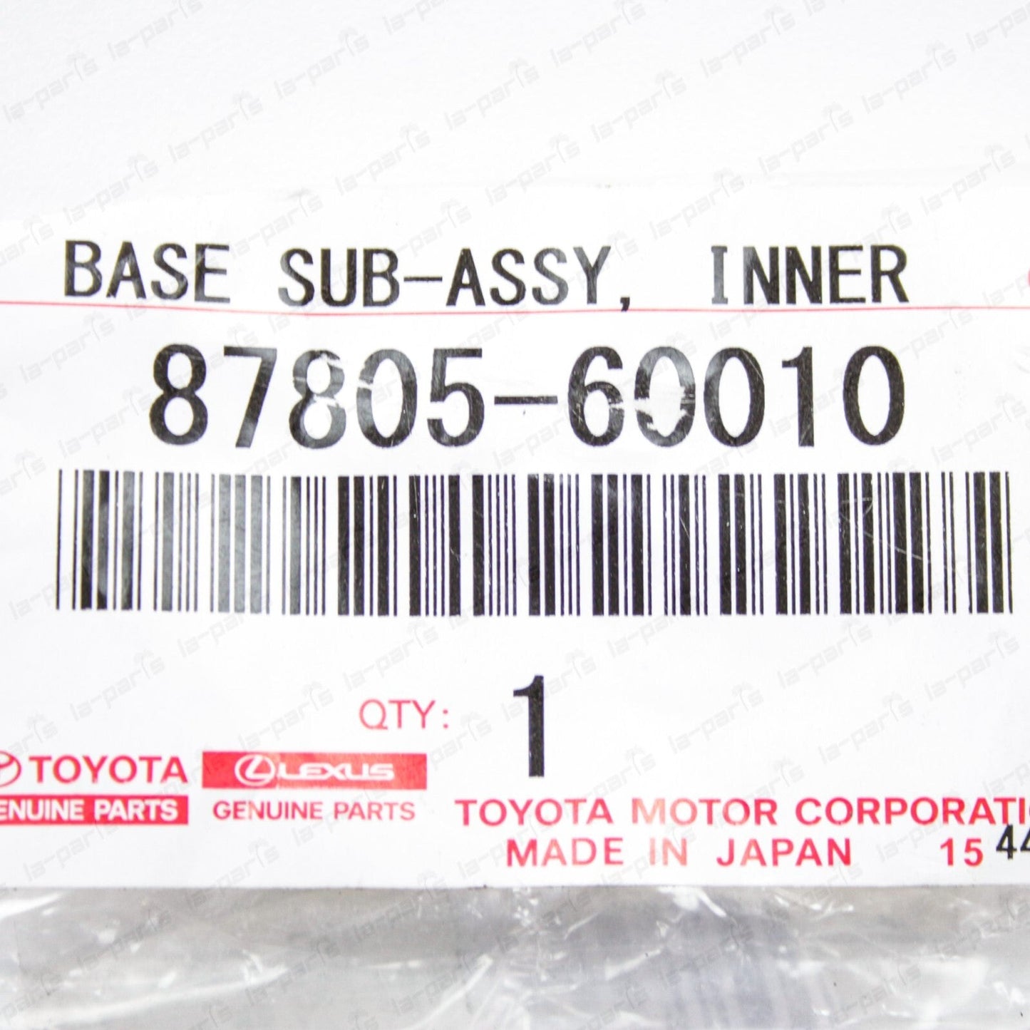 Genuine Toyota 98-06 Land Cruiser LX470 Inner Rear View Mirror Base 87805-60010