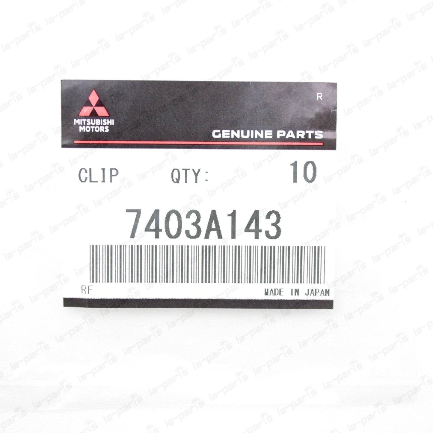 New Genuine Mitsubishi Roof Molding Clips 7403A143 Lancer Evolution SET OF 14
